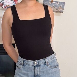 black bodysuit